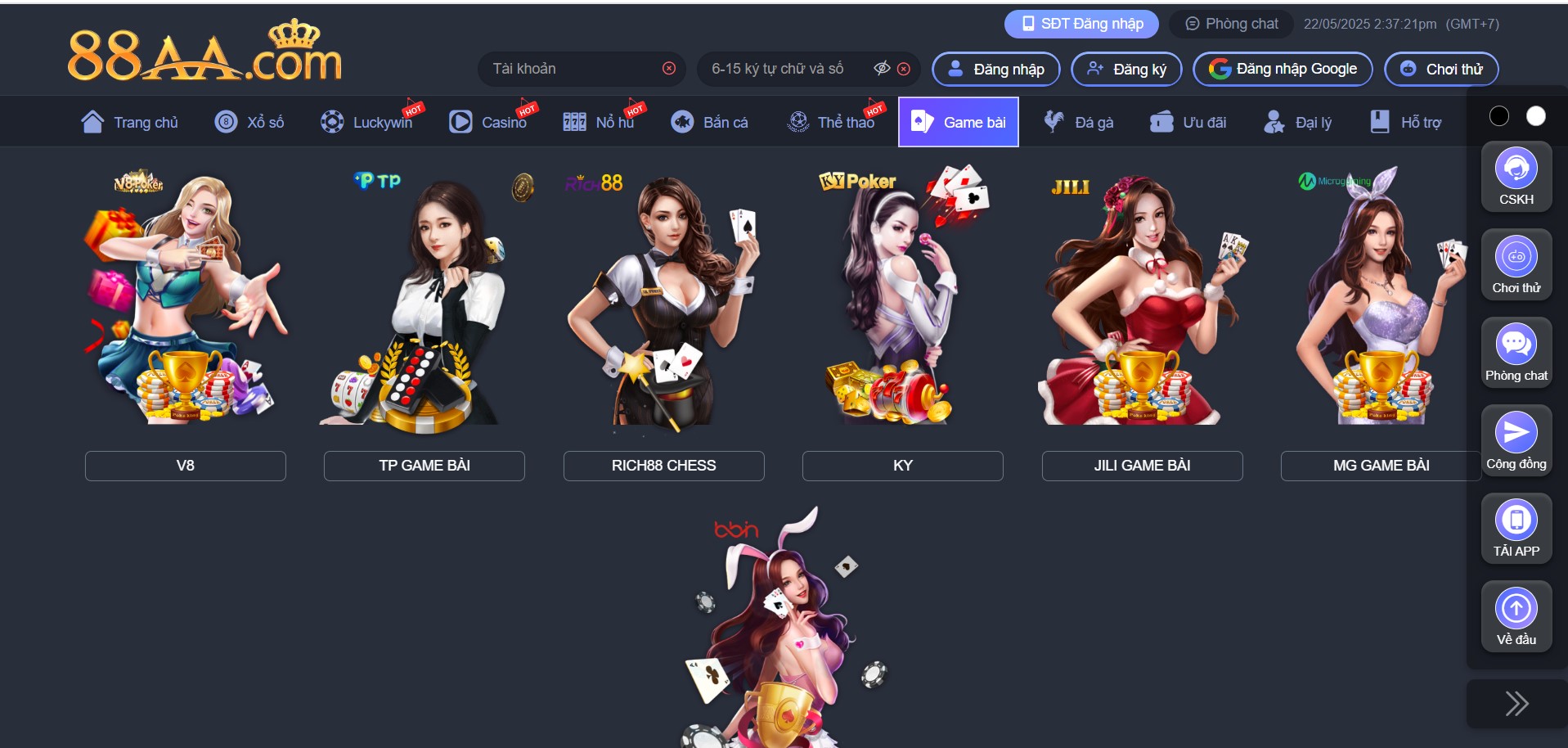Casino 88AA: Trải Nghiệm Cá Cược Trực Tuyến Đỉnh Cao